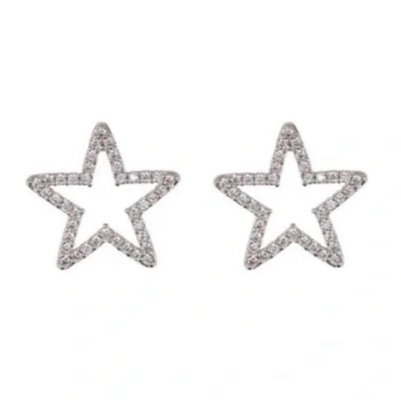 kate spade Jewelry Kate Spade Silver Scalloped Scrunched Stars